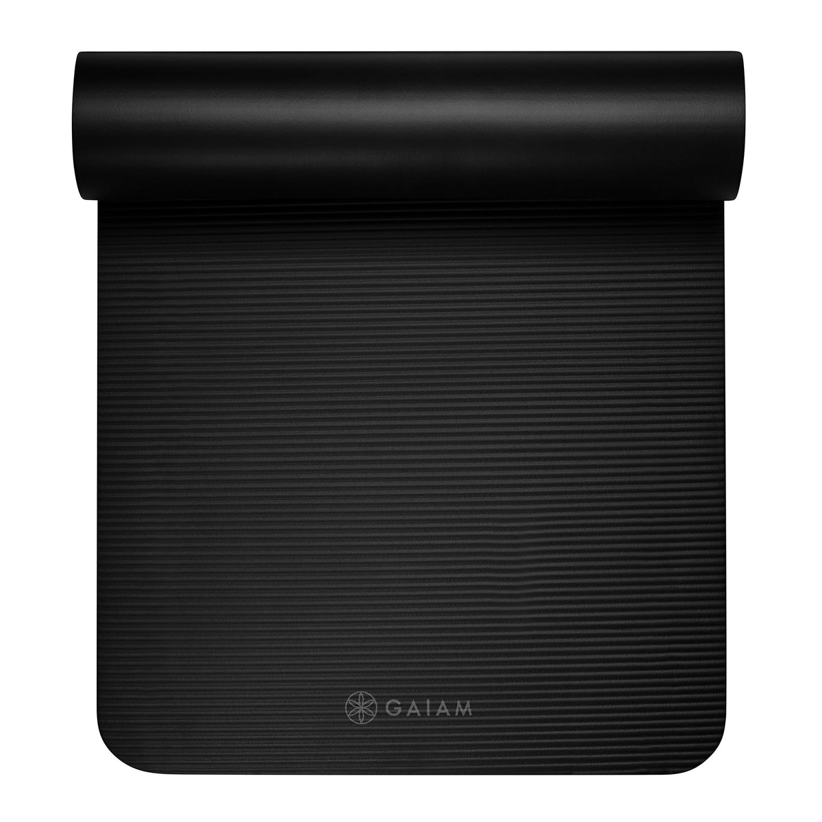 GAIAM MATA FITNESS 10 MM Z PASKIEM CZARNA 64495