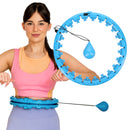 FH01 BLUE HULA HOP WITH WEIGHT