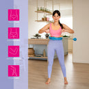FH01 BLUE HULA HOP WITH WEIGHT
