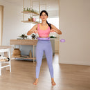 FH02 VIOLET HULA HOP WITH WEIGHT + COUNTER