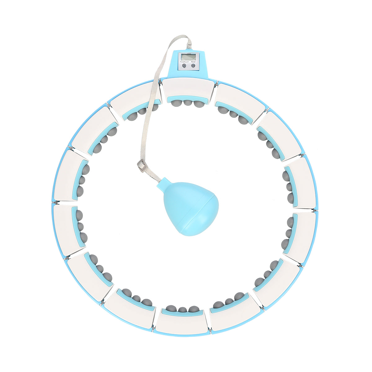 FH06 Blue Hula Hop z obciążnikiem i licznikiem