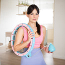 FH06 Pink Hula Hop z obciążnikiem i licznikiem