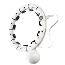 FH07 White Hula Hop z obciążnikiem i licznikiem