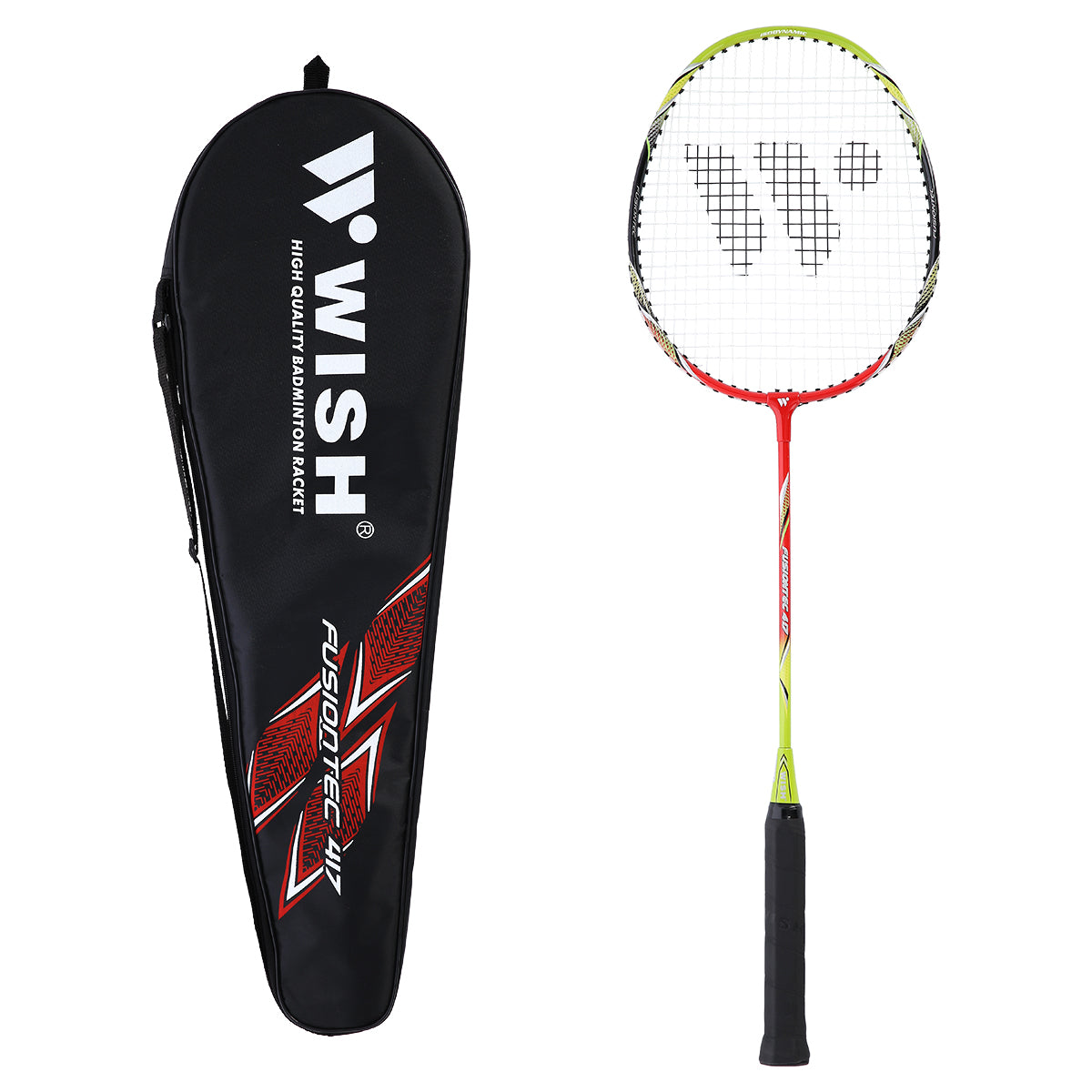 FUSIONTEC 417 CZERWONA RAKIETA DO BADMINTONA WISH
