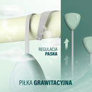 HMS HHM14 Green Hula Hop z magnesami i obciążnikiem + licznik