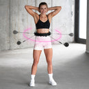 HMS HHW01 Black Hula Hop z wypustkami i obciążnikiem