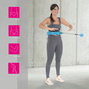 HMS HHW01 Blue Hula Hop z wypustkami i obciążnikiem