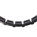 HMS HHW02 Black Hula Hop z wypustkami i obciążnkiem