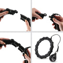 HMS HHW02 Black Hula Hop z wypustkami i obciążnkiem