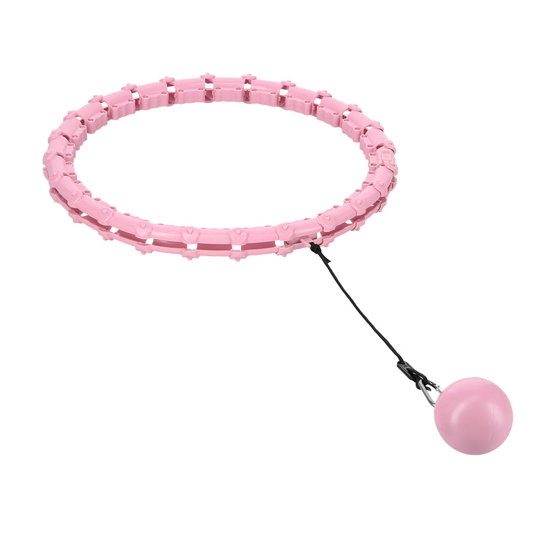 HMS HHW02 Light Pink Hula Hop z wypustkami i obciążnikiem