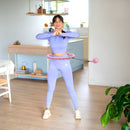 HMS HHW02 Light Pink Hula Hop z wypustkami i obciążnikiem