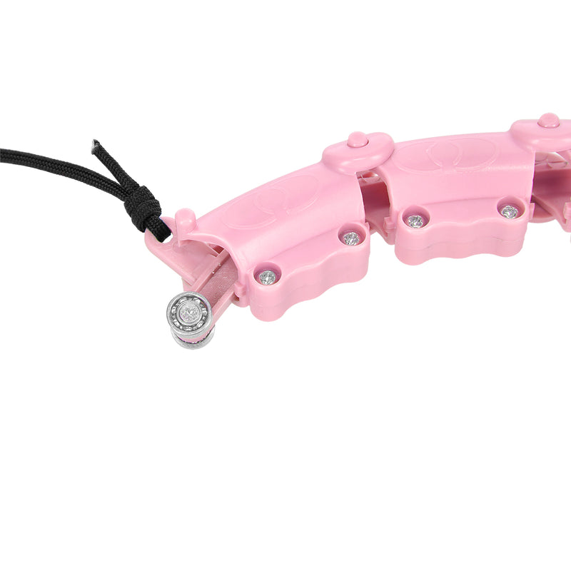 HMS HHW02 Light Pink Hula Hop z wypustkami i obciążnikiem