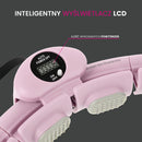 HMS HHW09 Pink Hula Hop z wypustkami i obciążnikiem + licznik