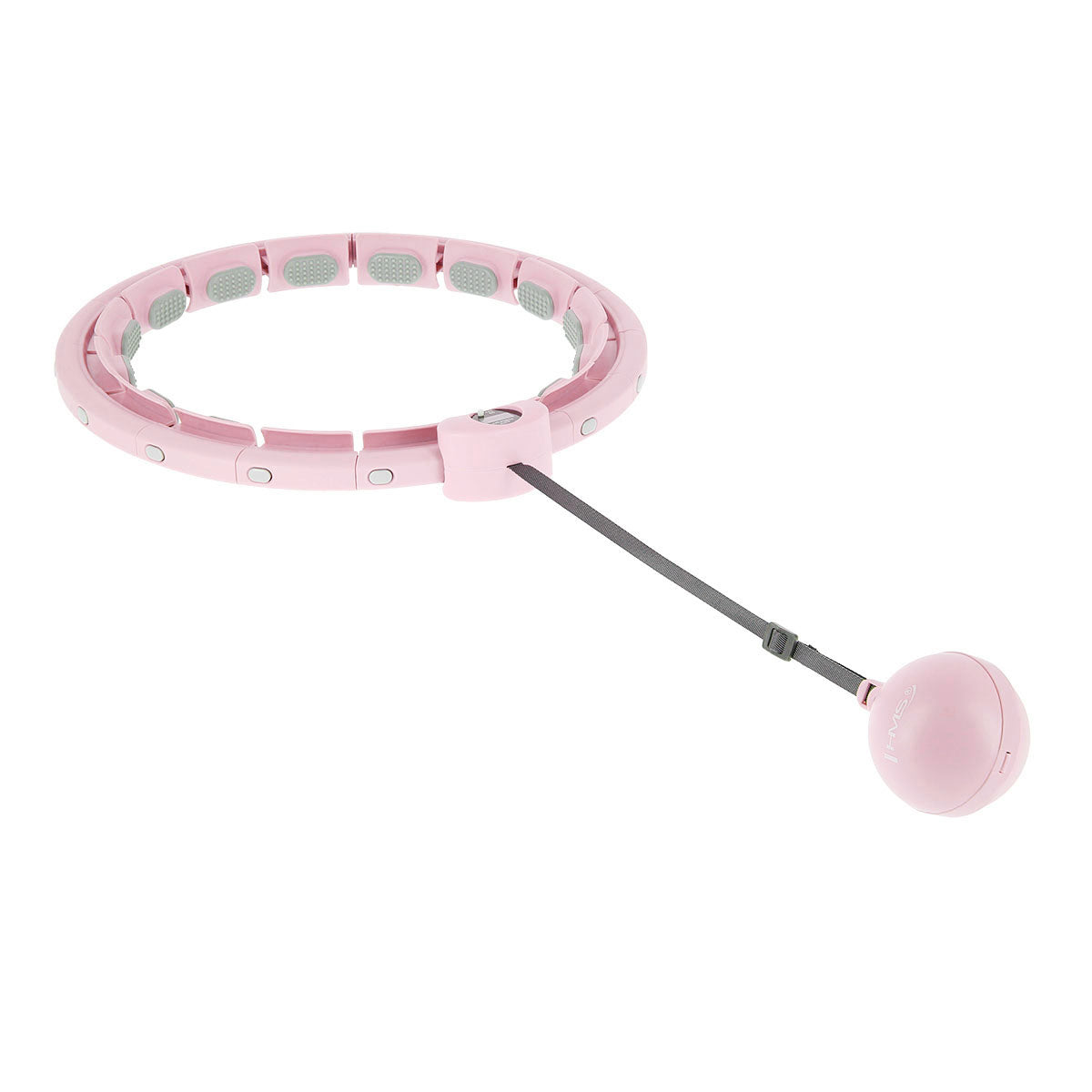 HMS HHW09 Pink Hula Hop z wypustkami i obciążnikiem + licznik