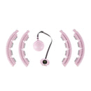 HMS HHW09 Pink Hula Hop z wypustkami i obciążnikiem + licznik