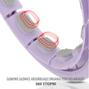 HMS HHW09 Violet Hula Hop z wypustkami i obciążnikiem + licznik