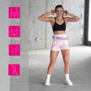 HMS HHW09 Violet Hula Hop z wypustkami i obciążnikiem + licznik