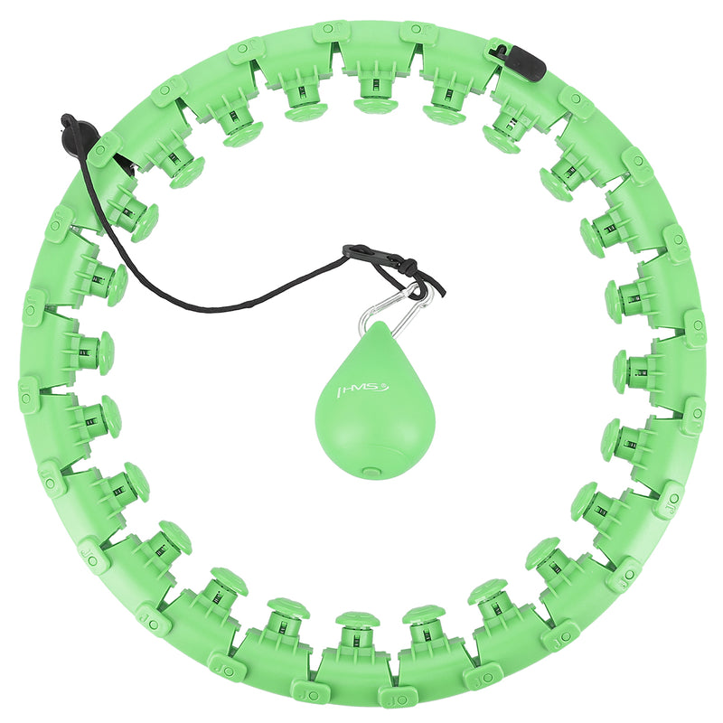 HHW12 PLUS SIZE HULA HOP GREEN WITH BOLT AND HMS WEIGHT