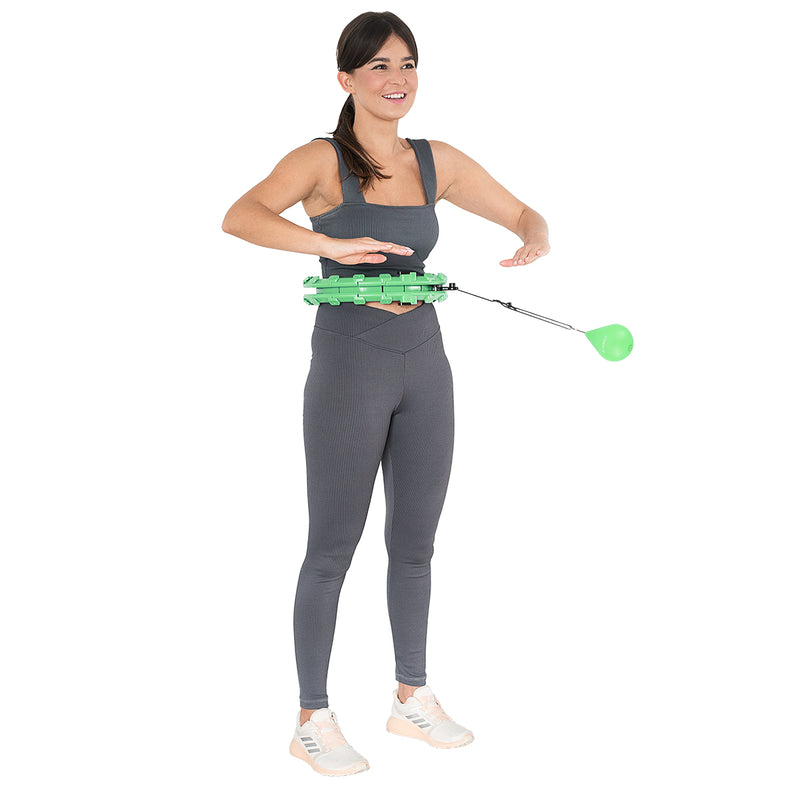 HHW12 PLUS SIZE HULA HOP GREEN WITH BOLT AND HMS WEIGHT