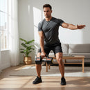 HL05 3w1 HANTLA REGULOWANA Z FUNKCJĄ PODPÓRKI DO POMPEK I KETTLEBELLA HMS