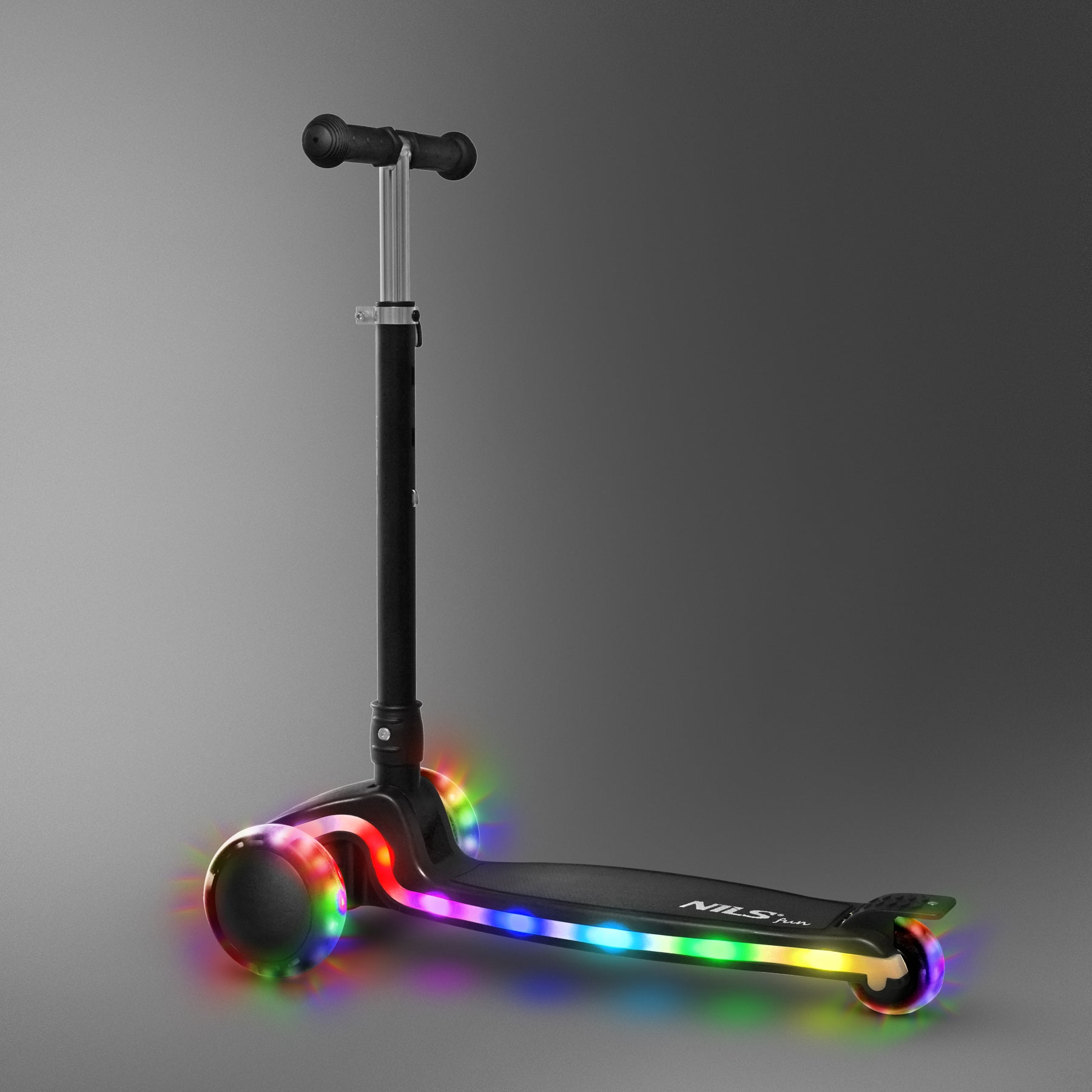 Dětská koloběžka HLB1306 LED NILS FUN