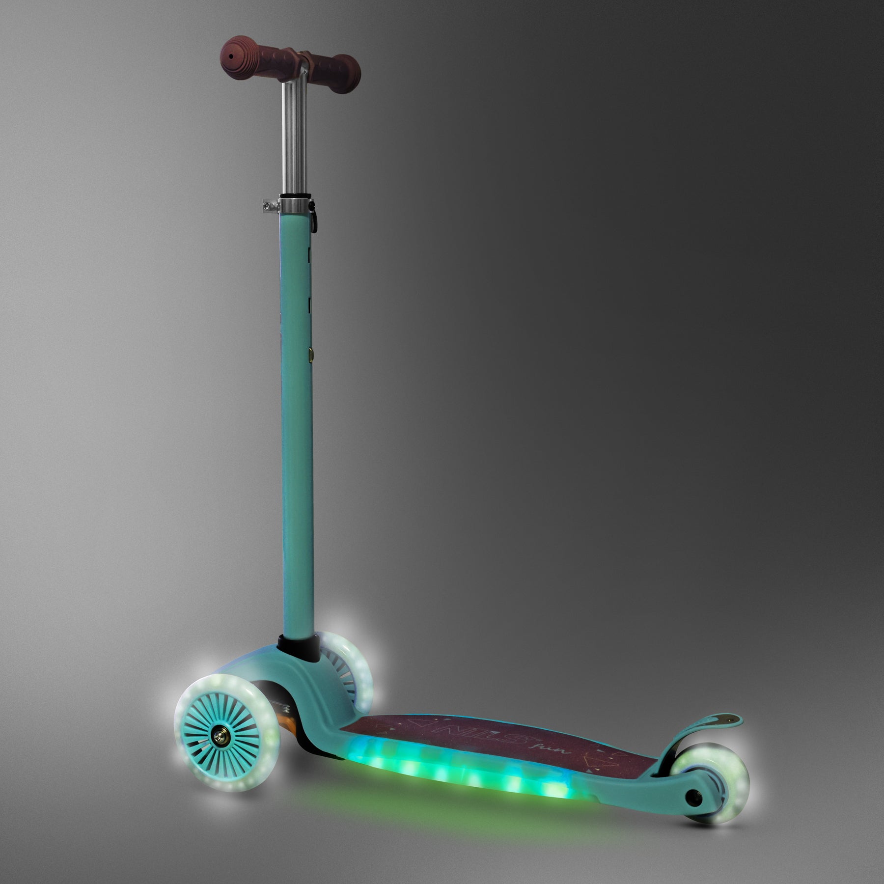 HLB1310 LED HULAJNOGA DZIECIĘCA FIOLETOWA NILS FUN