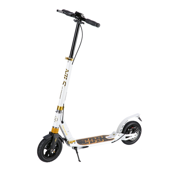 HM209T WHITE-GOLD SCOOTER WITH DISC BRAKE NILS EXTREME