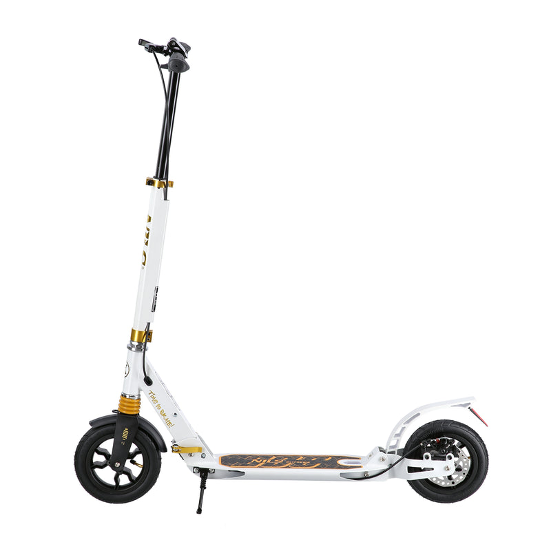 HM209T WHITE-GOLD SCOOTER WITH DISC BRAKE NILS EXTREME