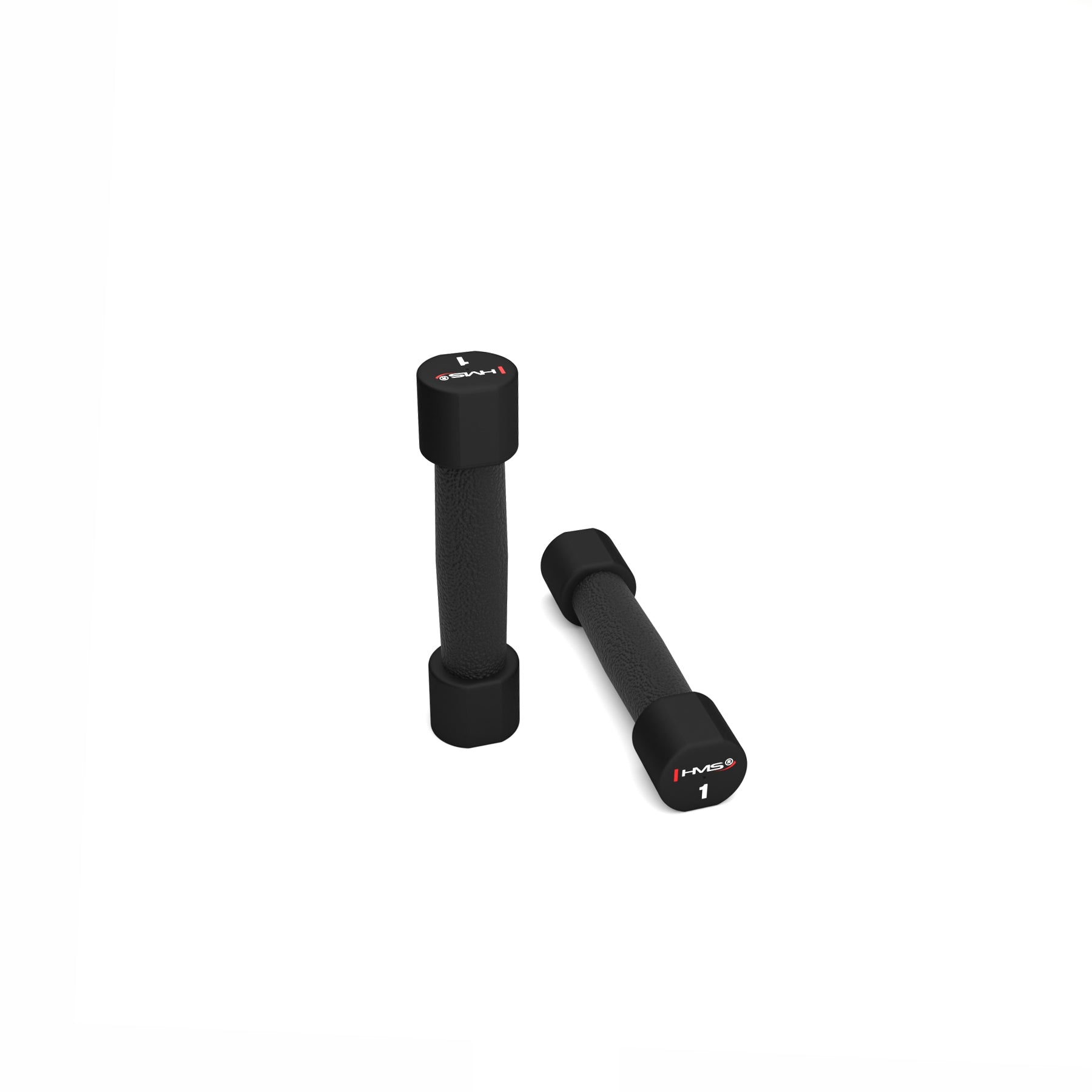 HPT01 2 x 1 KG POLYURETHANE TPU HMS Dumbbells
