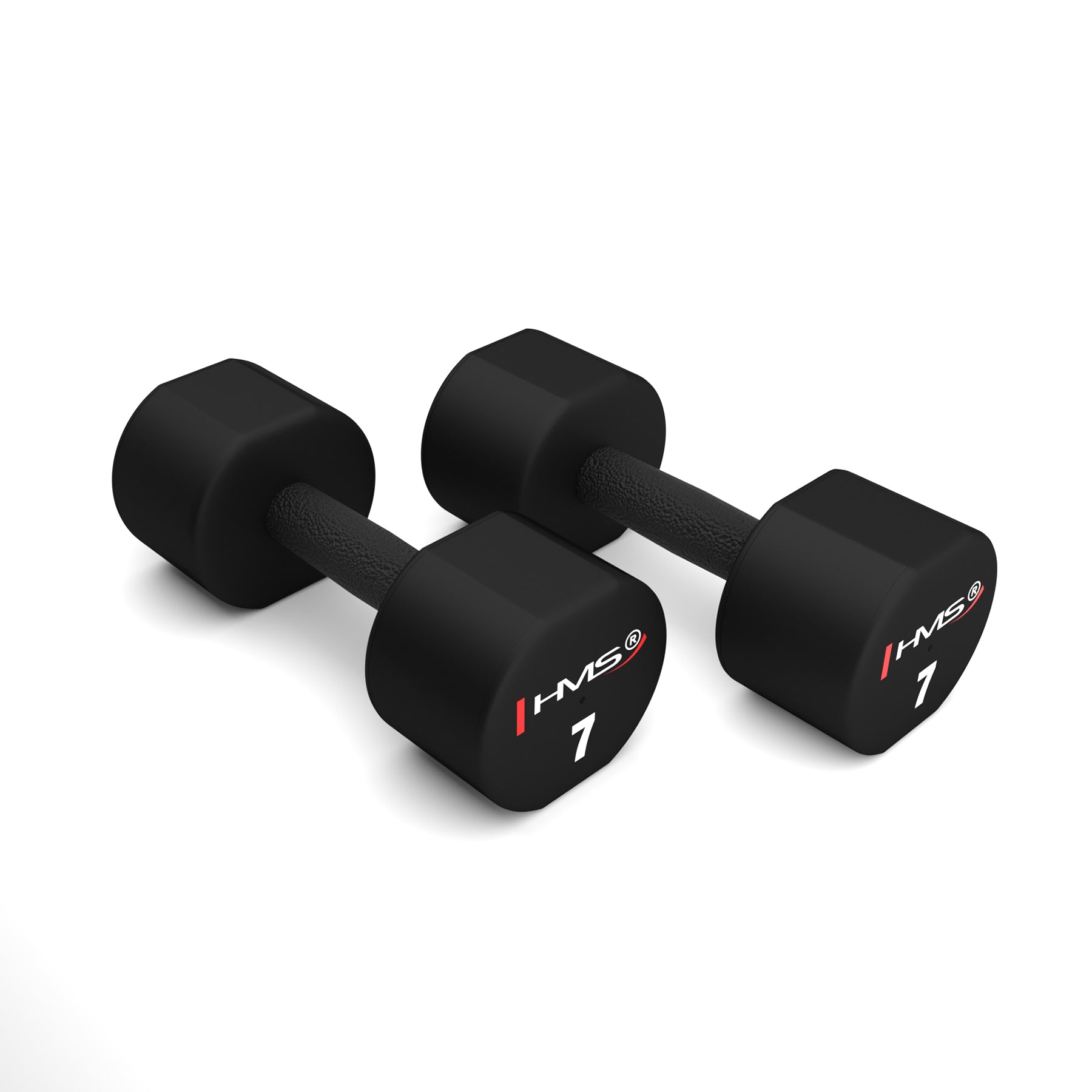 HPT07 2 x 7 KG POLYURETHANE TPU HMS Dumbbells