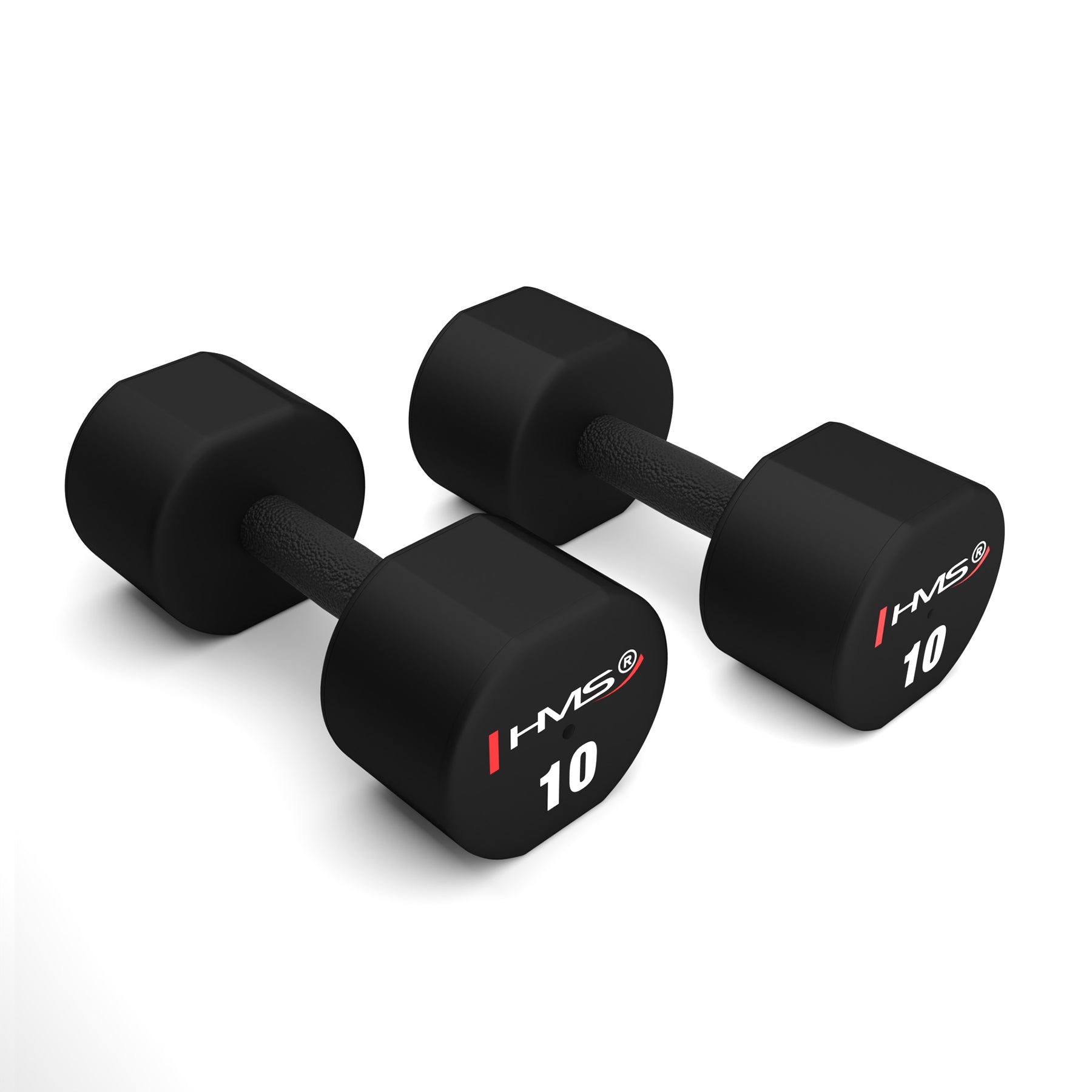 HPT10 2 x 10 KG POLYURETHANE TPU HMS Dumbbells