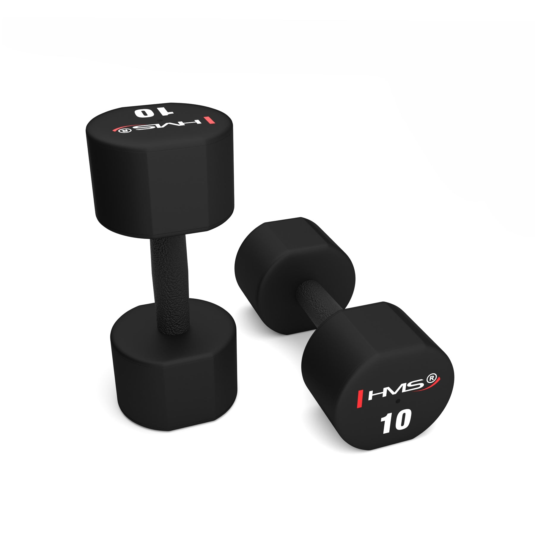 HPT10 2 x 10 KG POLYURETHANE TPU HMS Dumbbells