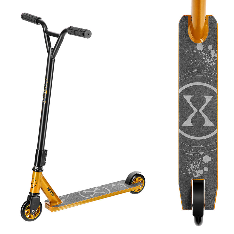 HS033 BLACK-GOLD TRICK SCOOTER NILS EXTREME