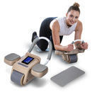 KA08 HNĚDÝ AUTOMATICKÝ BŘIŠNÍ KOLEČKO ABS S LCD DISPLEJEM A NABÍJENÍM HMS