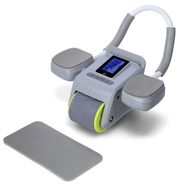 KA08 GRAY ABS AUTOMATIC ABDOMINAL WHEEL WITH LCD DISPLAY AND HMS CHARGING