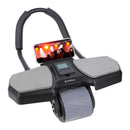 KA10 ČERNÝ ABS KOLEČKO AUTOMATICKÉ KOLEČKO PRO CVIČENÍ BŘIŠNÍCH SVALŮ S PODPOROU