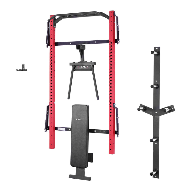 KLT22 MULTIFUNCTIONAL FOLDABLE TRAINING CAGE RED HMS