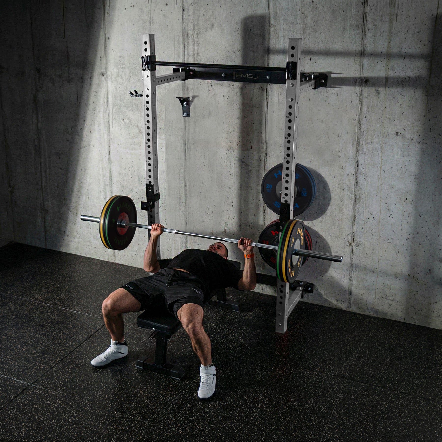 HMS KLT34 GREY Wielofunkcyjna klatka treningowa składana