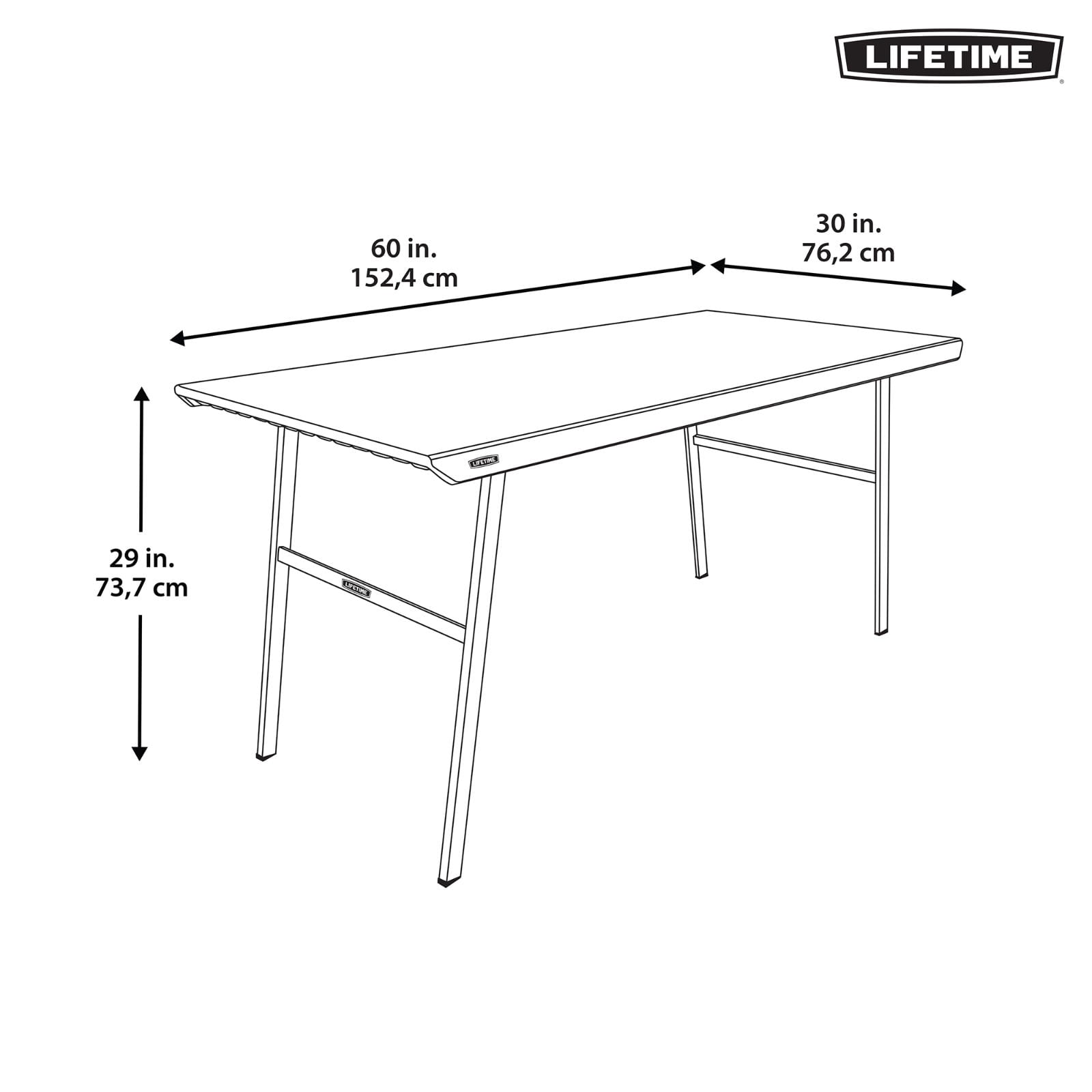 LIFETIME BIURKO SKŁADANE 152CM 80957