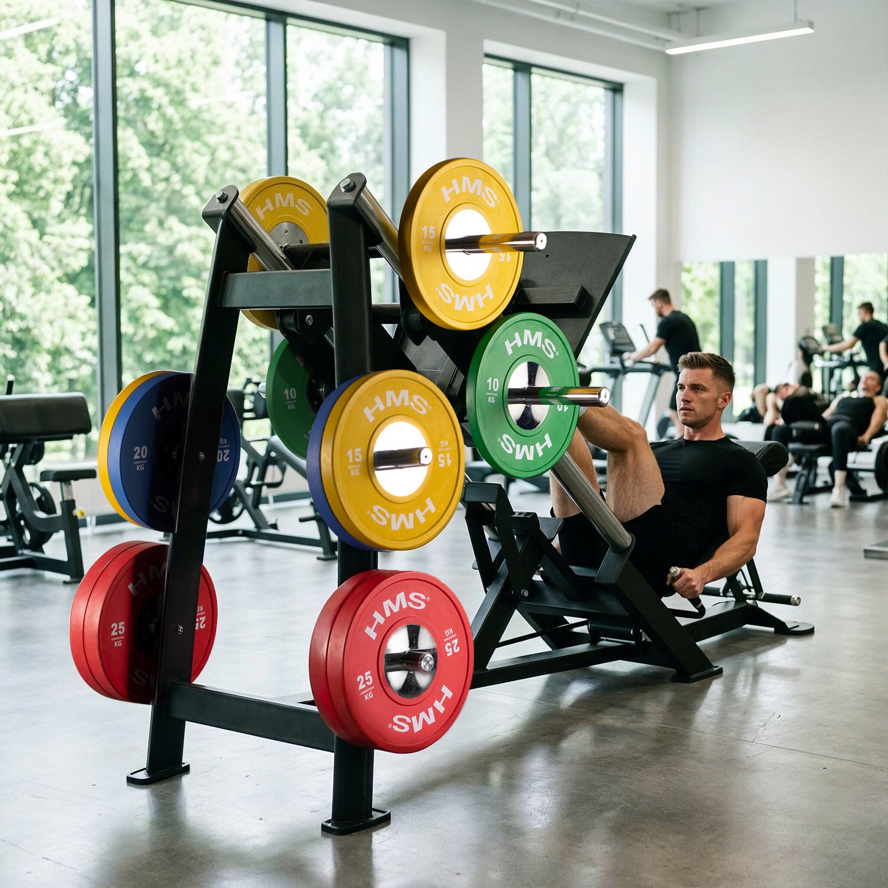 HMS LP7329 Suwnica na nogi na wolny ciężar Commercial