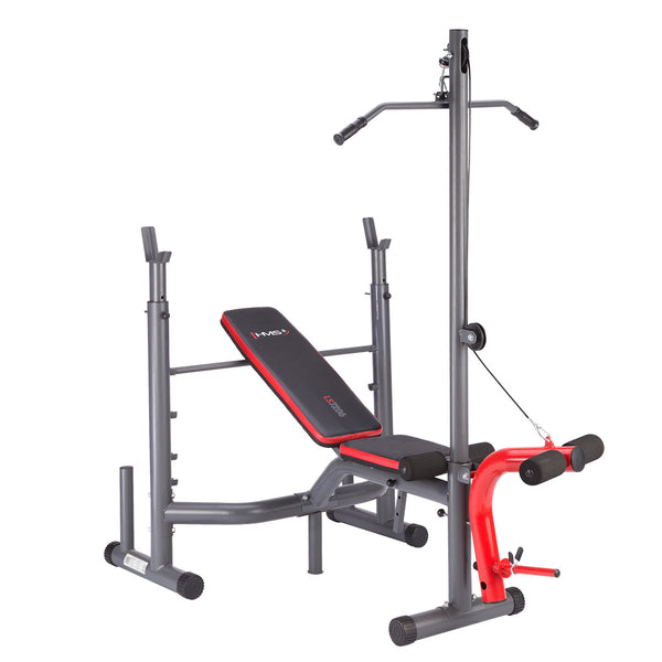 LS7206 (2 PARTS) BARBELL BENCH WITH HMS PULL-OUT