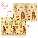MD05 CHILDREN'S FOLDING MAT FOREST 190x150CM NILS FUN