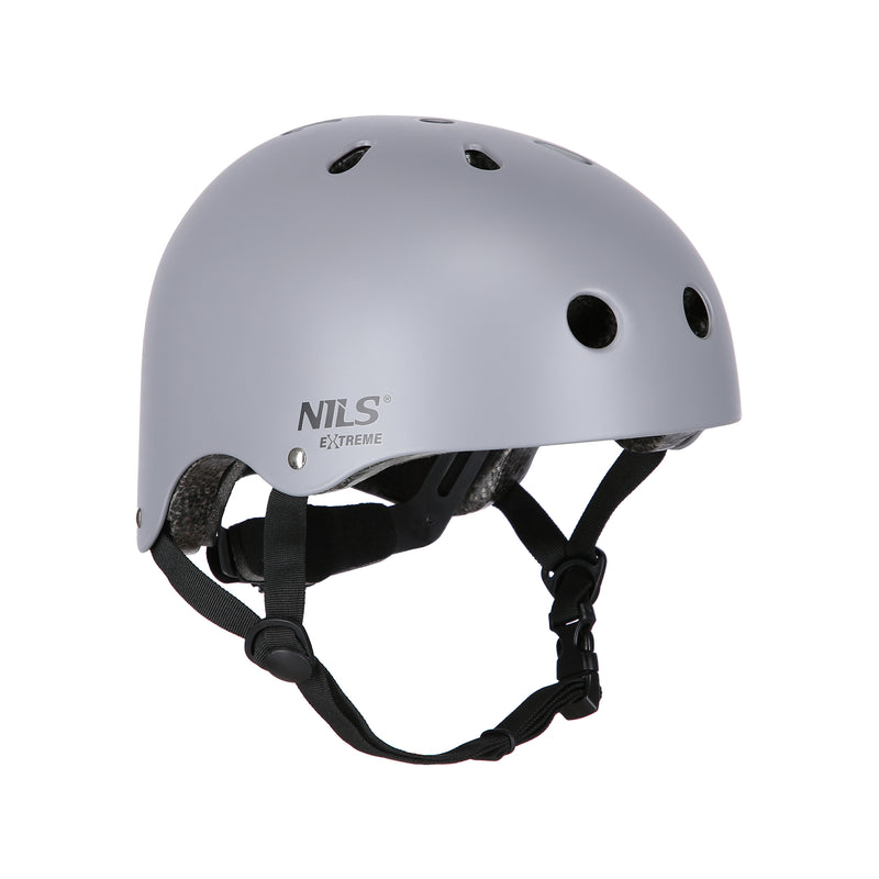 MR290+H230 HELMET WITH PROTECTORS SET GREY SIZE S NILS EXTREME