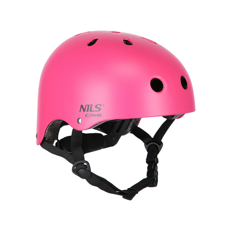 MR290+H230 HELMET WITH PROTECTORS SET PINK SIZE S NILS EXTREME