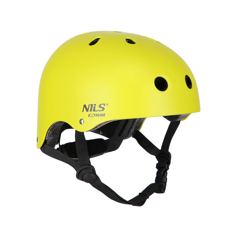 MR290+H230 HELMET WITH PROTECTORS SET YELLOW SIZE M NILS EXTREME