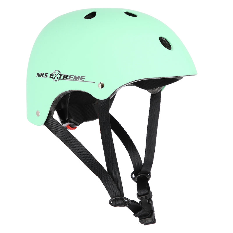 MTV12 ZIELONY MATOWY ROZM. S (48-53 cm) KASK NILS EXTREME