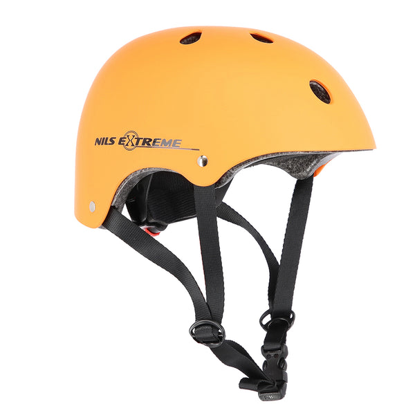 MTV12 POMARAŃCZOWY MATOWY ROZM. S (48-53 cm) KASK NILS EXTREME