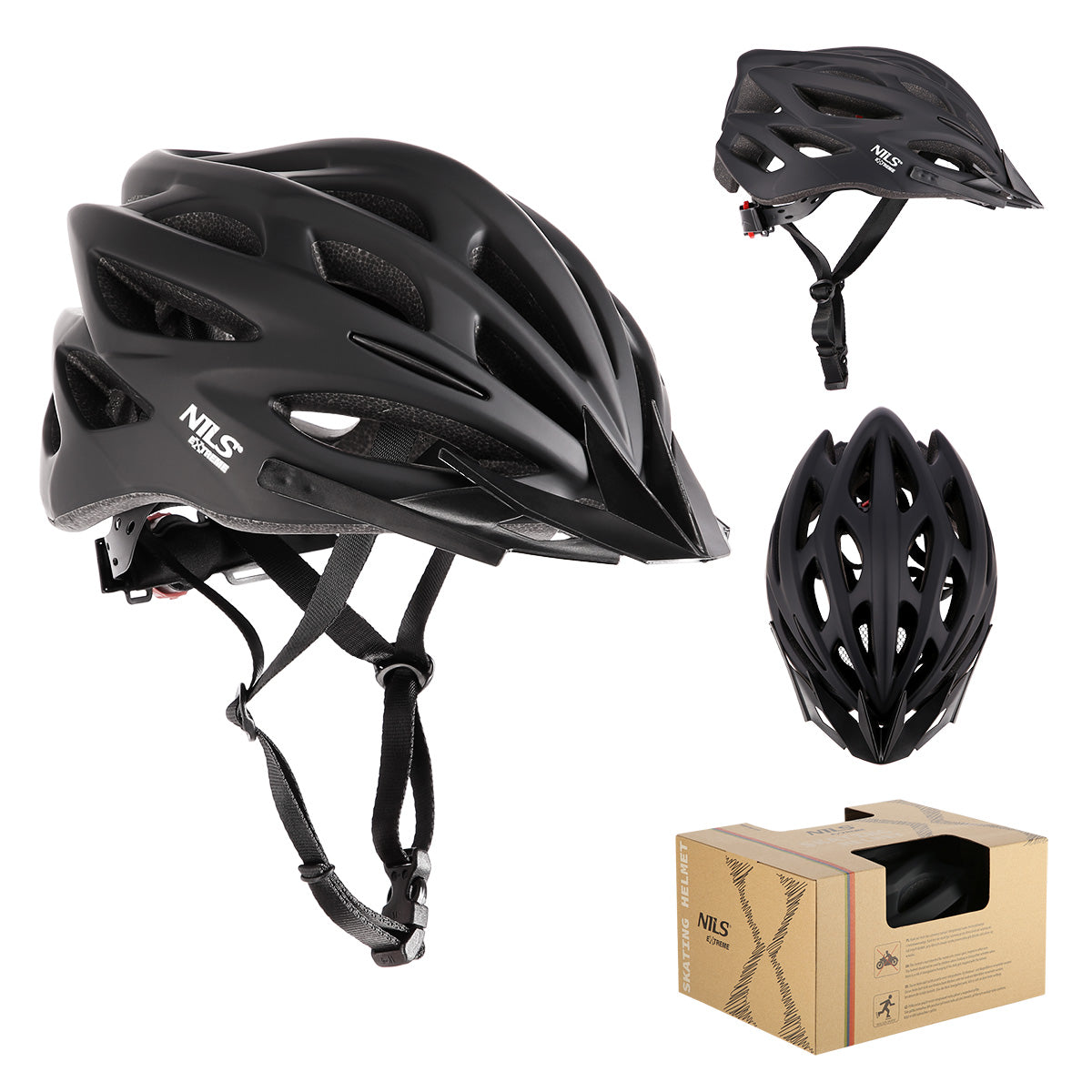 MTV50 ČERNÁ VELIKOST S (53-55 CM) NILS EXTREME HELMET