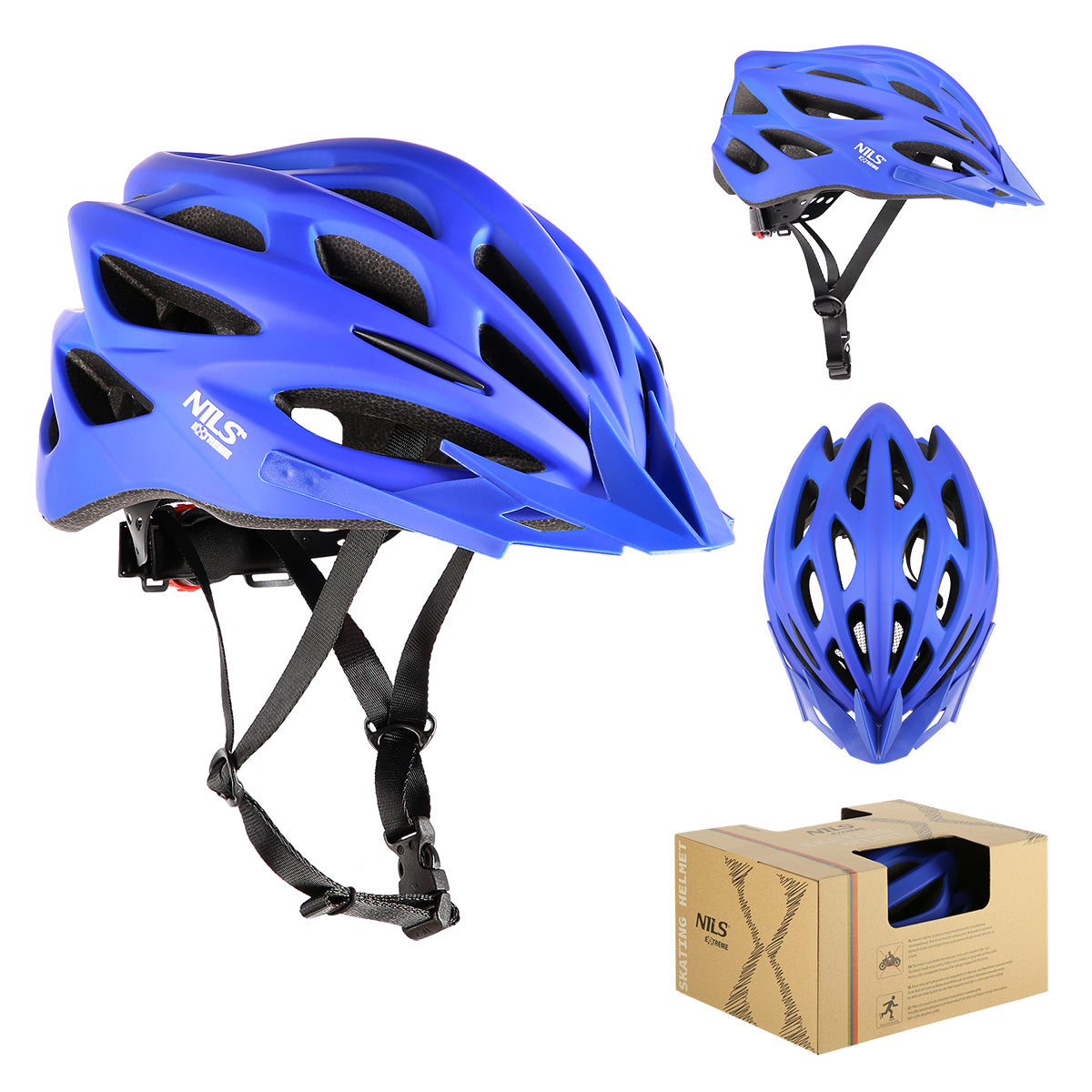 MTV50 MODRÁ VELIKOST S (53-55 CM) NILS EXTREME HELMET