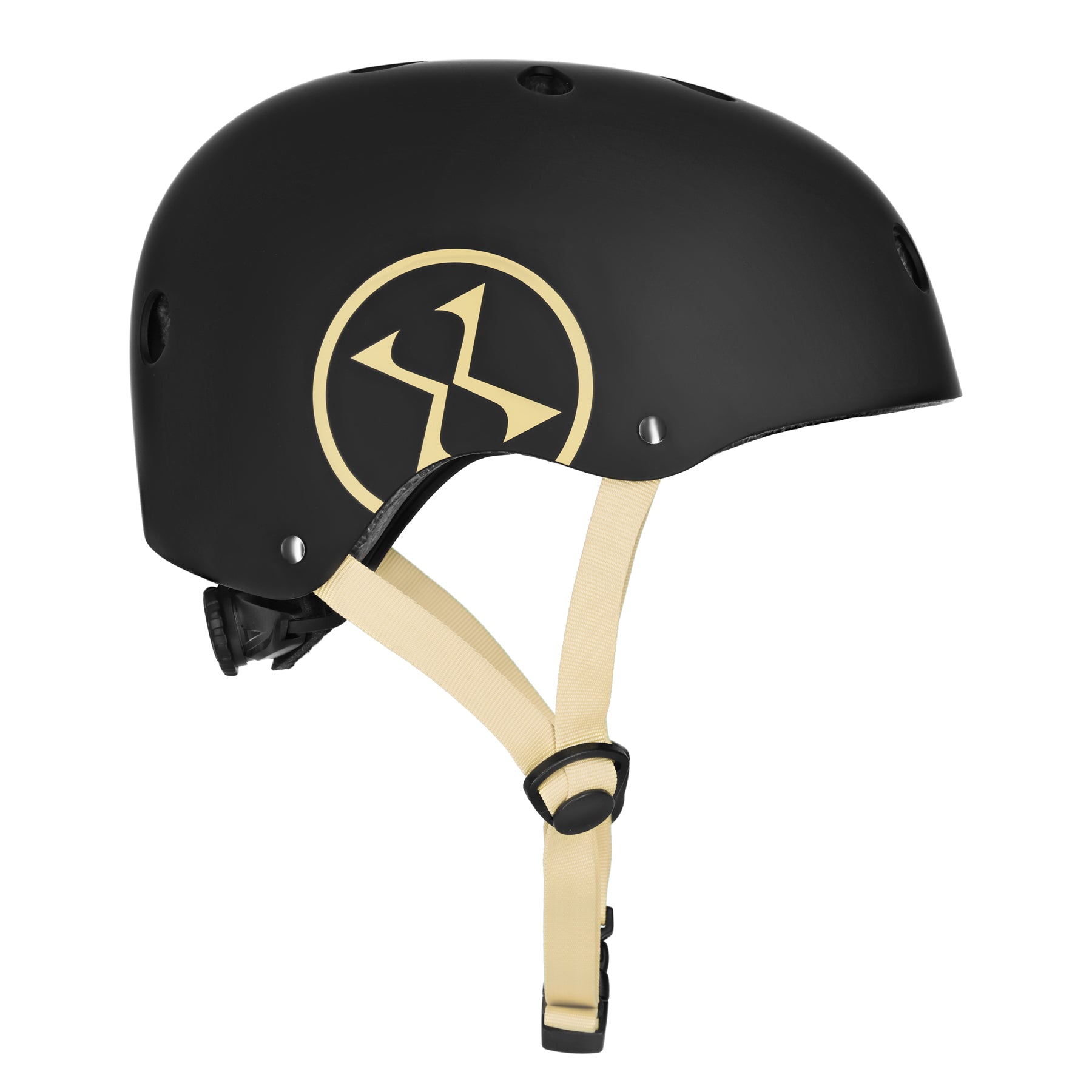 MTW001-1 KASK CZARNO-BEŻOWY ROZM. S(52-56CM) NILS EXTREME